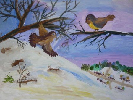 Пробуждение весны рисунки 5 класс