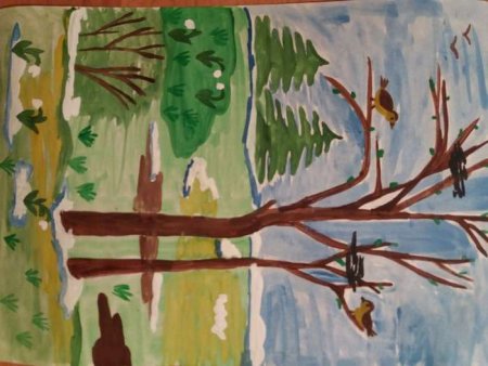 Весна рисунок