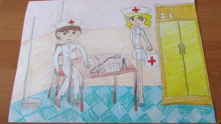 Рисование на тему медицина