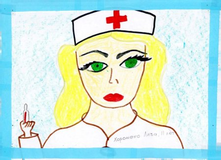 Врач рисунок для детей