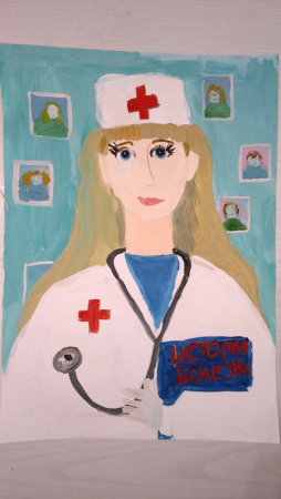 Детский врач рисунок