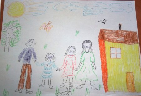 Рисунок моя семья