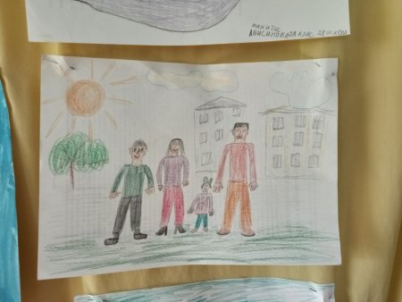 Выставка рисунков семья глазами ребёнка
