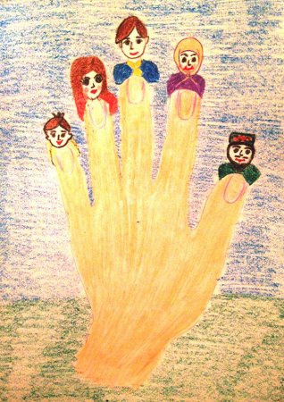 Рисование на тему семья