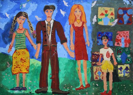 Рисунок моя семья