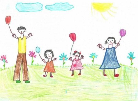 Рисунок моя семья