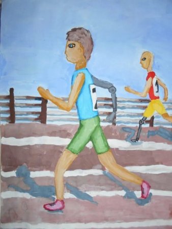 Сюжетная композиция на тему спорт