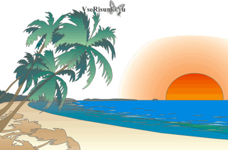 Черное море и его берега рисунок