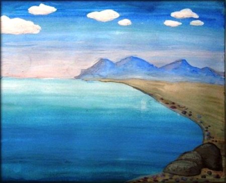 Нарисовать черное море