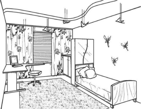 Спальня мультяшная