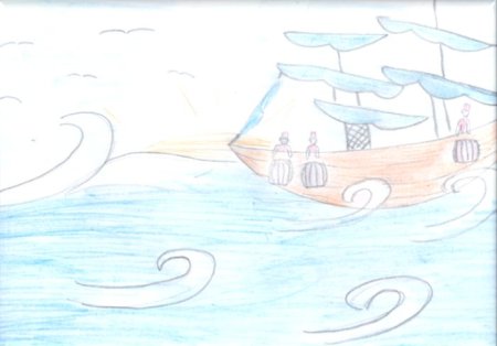 Рисунок к опере Садко