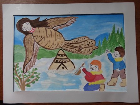 Рисунок к сказке Кукушка