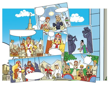 Детские комиксы в картинках