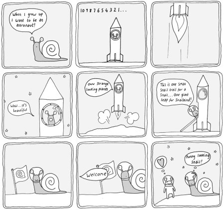 Нарисовать комикс карандашом