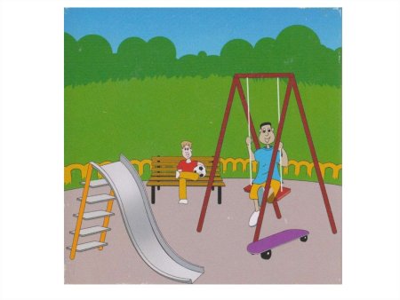 Рисование детской площадки
