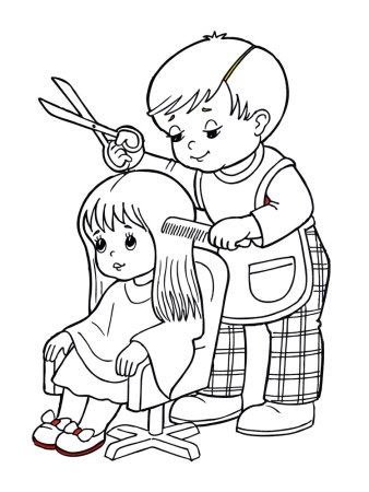 Профессии раскраски для детей