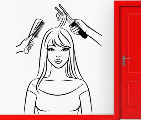 Парикмахер рисунок