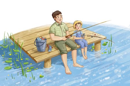Рыбалка картинки для детей