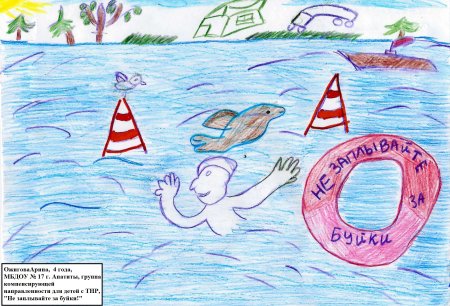 Безопасность на воде рисунок