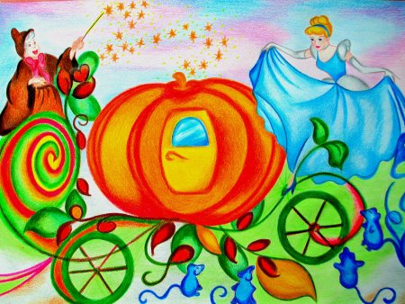 Рисунок по сказке Золушка