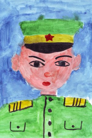 Рисунок на тему защитники Отечества