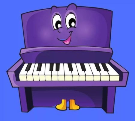 Пианино мультяшный