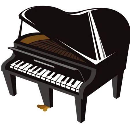 Пианино мультяшное