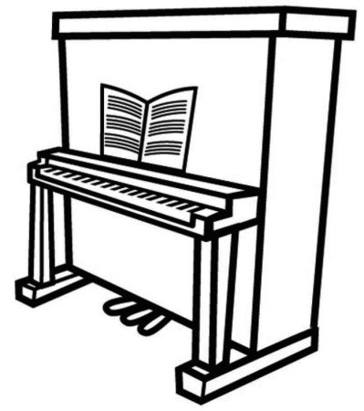 Рояль мультяшный