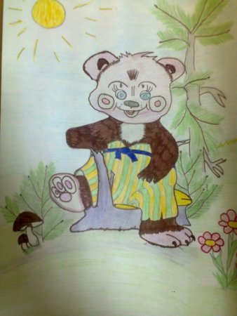 Мужик и медведь: сказка