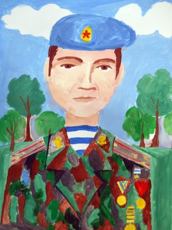 Детские рисунки солдатам
