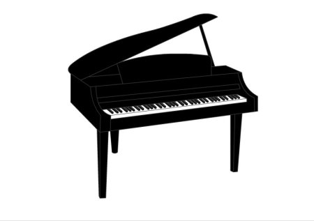 Фортепиано раскраска