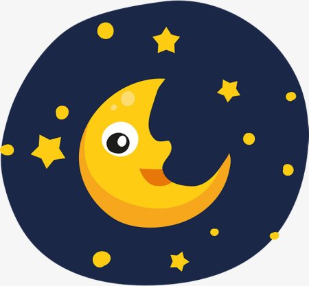 Изображение Луны для детей