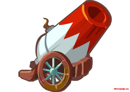 Пушка без фона