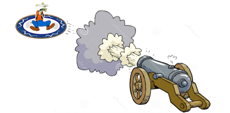 Пушка из мультика