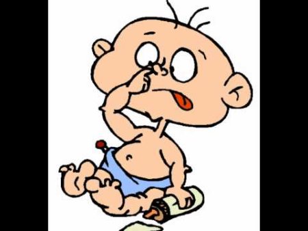 Ковыряет в носу рисунок