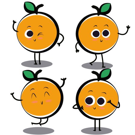 Апельсин Векторная Графика