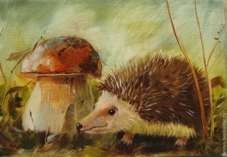 Еж в живописи