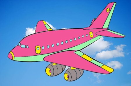 Самолет для детей