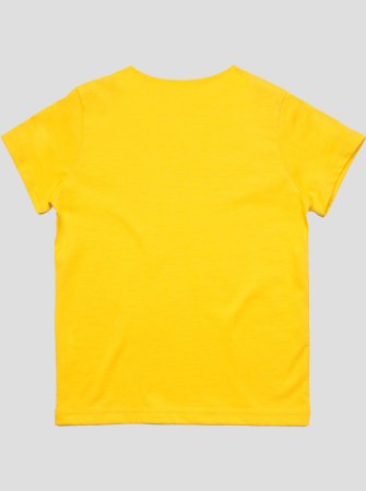 Желтая футболка детская