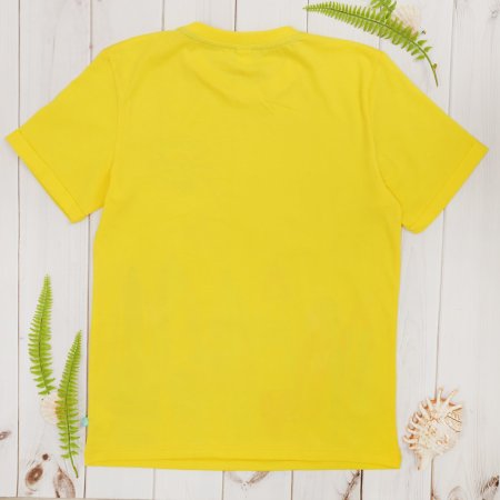 Желтая футболка детская