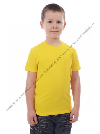 Желтая футболка без фона