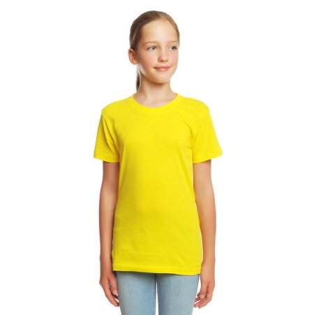 Желтая футболка детская