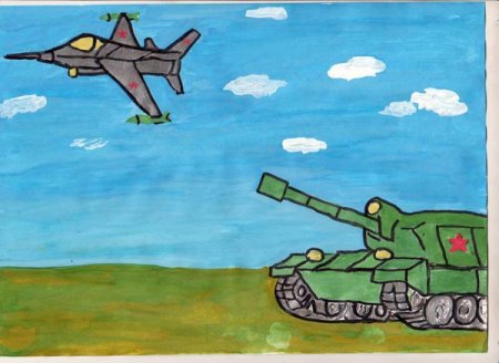 Рисовать танки и самолеты