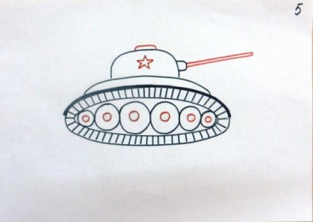 Рисование Колдина танк