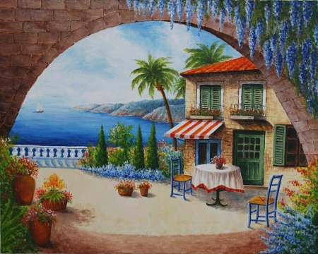 Картины в средиземноморском стиле