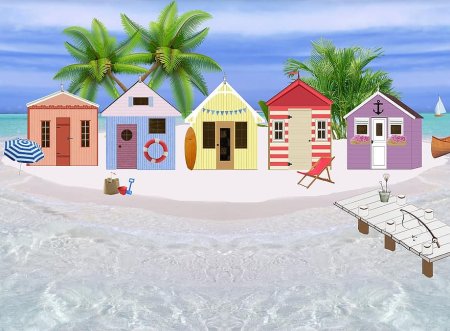 Домик на море дети