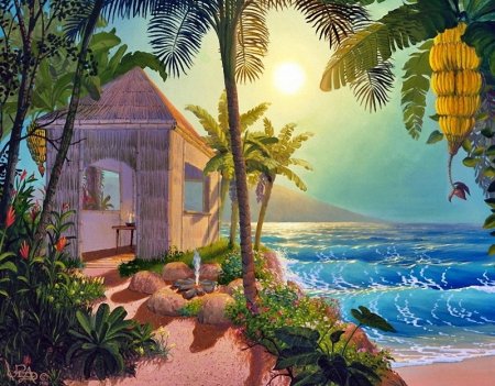 Сен Ким картины тропики