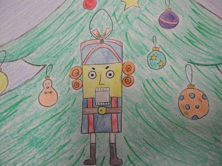 Рисунок к музыкальному произведению Щелкунчик