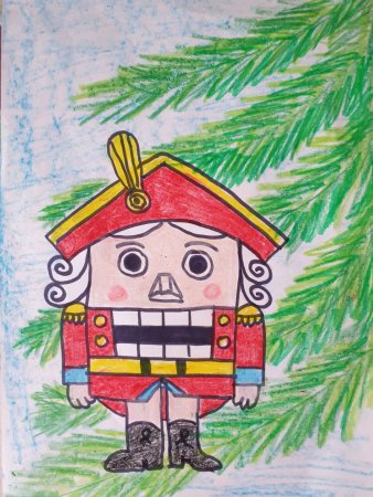 Рисунок Щелкунчика из сказки Щелкунчик и мышиный Король