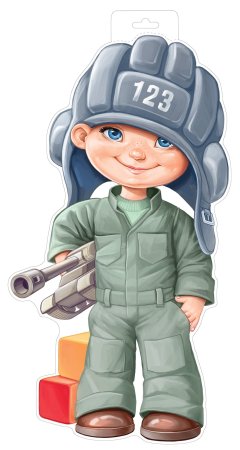 Танкист рисунок для детей
